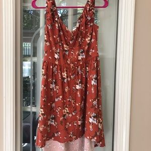 High Low Off the Shoulder Dress